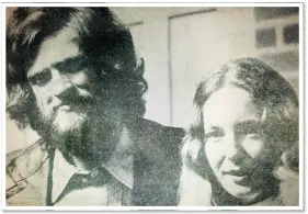  ??  ?? YOUNG LOVE: Jeremy Corbyn with first wife Jane Chapman in 1974