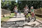  ?? ?? Go cycling at Nostell ©National Trust/john Millar