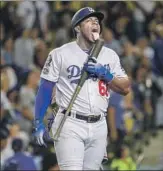  ?? Robert Gauthier Los Angeles Times ?? YASIEL PUIG says Dodgers are “100% sure” of getting past Milwaukee and to the World Series.