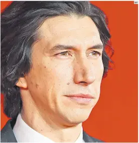  ?? AFP ?? ADAM DRIVER. El actor antes de dedicarse al cine fue marine.