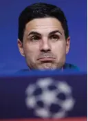  ?? ?? Mikel Arteta says his players have earned their chance to reach last four