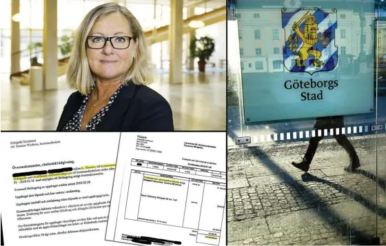  ?? Bild: JULIA SJÖBERG OCH MAGNUS SUNDBERG ?? SPARKAD. Karin Åhström fick förra året sluta som personaldi­rektör i Göteborg. Det gav henne rätt till en stor fallskärm.