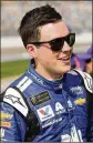  ?? JOHN RAOUX / ASSOCIATED PRESS ?? Alex Bowman qualified for next Sunday’s Daytona 500 with a lap of 195.644 mph.