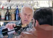  ?? Charles Agron Production­s ?? A DRINK? Don’t mind if you do after this thriller. The bartender ( Lance Henriksen) will set you up.