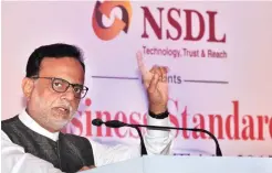  ?? PHOTO: SANJAY K SHARMA ?? Revenue Secretary Hasmukh Adhia at the Business Standard GST Round Table 2017 in New Delhi on Wednesday