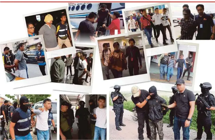  ??  ?? Inspector-General of Police Tan Sri Mohamad Fuzi Harun says the 20 terror suspects were detained under the Security Offences Act (Special Measures) 2012.