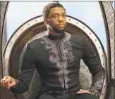  ?? Matt Kennedy / Associated Press ?? Chadwick Boseman in a scene from Marvel Studios' "Black Panther."