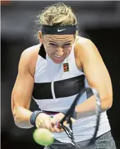  ?? – AP ?? Easy win: Victoria Azarenka went through to the second round at the Indian Wells tennis tournament on Wednesday.