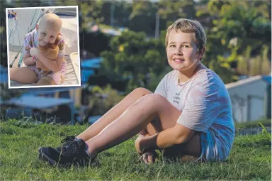  ??  ?? Make-A-Wish recipient Mikiah Beverstock, 10, has been patiently waiting for her wish to visit Fraser Island with her best friend to be granted. Picture: Jerad Williams