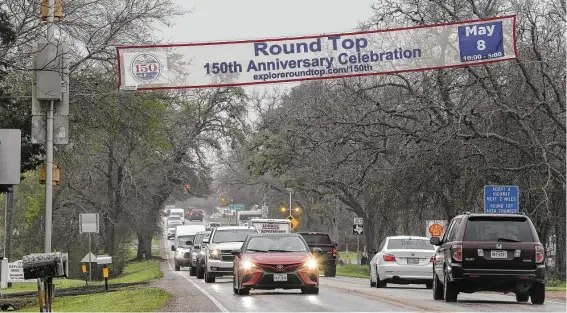  ?? Godofredo A. Vásquez / Staff photograph­er ?? Round Top will celebrate its 150th anniversar­y in early May. Before that comes its annual antiques shows, drawing vendors and buyers from far and wide.