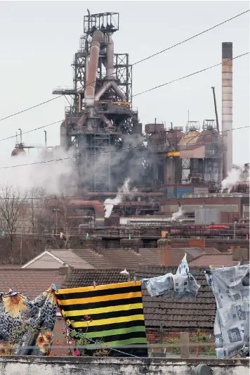  ??  ?? Tata agreed to invest £1bn over 10 years in UK steel and keep its giant steelworks in Port Talbot open as part of the pension deal