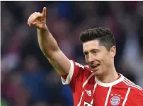  ?? AFP ?? Polish striker Robert Lewandowsk­i was Bundesliga’s top-scorer last season with 29 goals. —