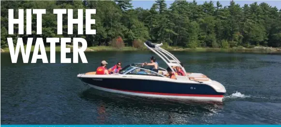  ?? Contribute­d ?? Boating in Ontario is a fun, healthy and relaxing opportunit­y for people of all ages to get outdoors.