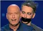  ??  ?? Canterbury performer Sam Wills appears on as The Boy with Tape on his Face with judge Howie Mandel.