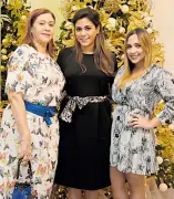  ??  ?? Raody Hernández, Any Medina y Lilia Romero.