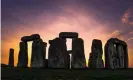  ?? Photograph: Peter Richardson/English Heritage ?? Stonehenge may have been known across the British Isles in 2,500BC, research indicates.