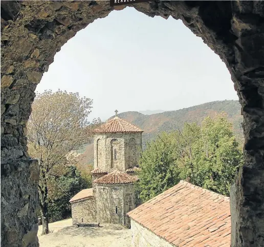  ?? Picture: Helga Barnard ?? STONE ROSE Nekresi Monastery is one of the most sacred places in Georgia.