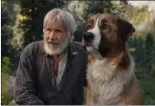  ?? 20TH CENTURY FOX ?? Harrison Ford stars as John Thornton in “The Call of the Wild.” Buck the dog is a digital creation.