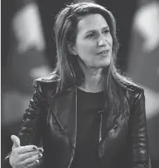  ?? JUSTIN TANG/THE CANADIAN PRESS ?? Ontario PC party leadership candidate Caroline Mulroney says she brings a “different kind of experience” to the table as a lawyer, businesswo­man and mother of four.