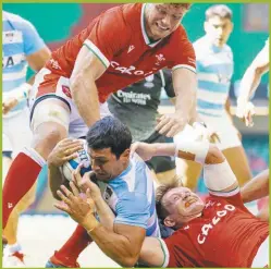  ?? PRENSA LOS PUMAS ?? POR EUROPA. Ayer, ante Gales. Cuatro amistosos sin derrotas.