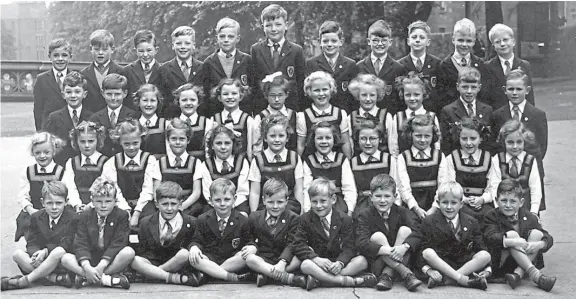  ??  ?? Primary 1 pupils of Morgan Academy, Dundee, pictured around 1952. Read more at the top of the left-hand column.