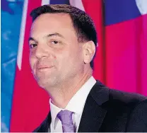  ?? NATHAN DENETTE/ THE CANADIAN PRESS ?? Ontario Progressiv­e Conservati­ve Leader Tim Hudak announces Thursday he will step down as party leader after the Liberals won a majority in the provincial election.