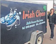  ?? COREY LEBLANC – THE CASKET ?? Debbie MacPherson is owner-operator of Irish Clean, a mobile pressure washing business based in Antigonish.