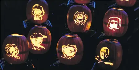  ??  ?? Pumpkin Art on the Avenue is back for its seventh year in Oak Bay.