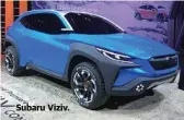  ??  ?? Subaru Viziv.