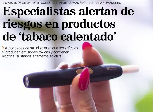 Los nuevos productos IQOS que calientan el tabaco sin quemarlo no son  seguros 