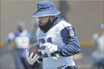  ?? RODGER MALLISON / TNS ?? The NFL said Cowboys running back Ezekiel Elliott used “physical force” three times in a five-day span in July 2016 against his former girlfriend. Elliott has three days to appeal his six-game suspension.