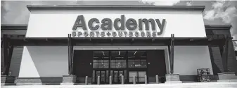  ?? Marie D. De Jesús / Staff file photo ?? Academy is one of several retailers keeping their stores open during the stay-at-home order.