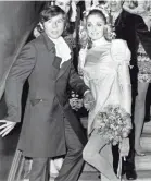  ??  ?? Roman Polanski and Sharon Tate were married in 1968. AFP/GETTY IMAGES