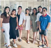  ?? ?? (l-r): KHristine Gagarin, Shara Joy Quizon, Arvin Ian Itao, Izza Cadiente, Bernadette Pido, Janine Huang, Jaime Ascalon