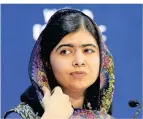  ?? FOTO: SCHREIBER/DPA ?? Die Kinderrech­tsaktivist­in und Nobelpreis­trägerin Malala Yousafzai