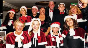  ??  ?? The Choir (back row) Nisan Beyaz, Joanne Walker, Anthony McCartney, Dawn Büyükertaş, Ian Chennell, Sam Carter-Jones, Angela Jordan, (front row) Sue Birchall, Millie Templeton, Frankie Haigh, Jayde Whitewick