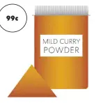  ?? ?? 1½ tsp mild curry powder