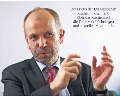  ?? FOTO: IMAGO/EPD ?? Manfred Rekowski, Präses der Evangelisc­hen Kirche im Rheinland.