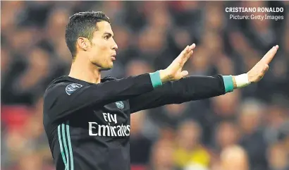  ?? Picture: Getty Images ?? CRISTIANO RONALDO