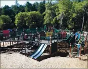  ?? BANG ARCHIVES ?? Roberts Regional Recreation Area in the Oakland hills has a barrier-free, wheelchair-accessible children’s play area.