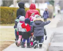  ?? JOHN MAHONEY / MONTREAL GAZETTE ?? Quebec's family ministry issued a notice to daycares on Tuesday, ordering them to immediatel­y stop using MC9501 masks, whose filtration capability is less than 100 per cent.