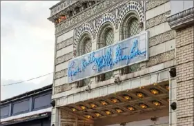  ?? Christian Snyder/Post-Gazette ?? McKnight Realty Partners purchased a block of properties in East Liberty that includes the Kelly Strayhorn Theater. It is proposing to build a sixstory apartment building on part of the land near the theater.