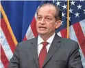  ?? ERIK S. LESSER/EPA-EFE ?? Labor Secretary Alex Acosta was unapologet­ic about the handling of a 2008 plea deal with Jeffrey Epstein.