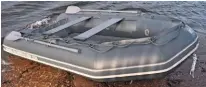  ??  ?? Aluminium deck gives a feeling of durability