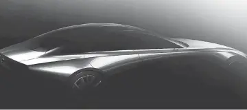  ??  ?? Mazda has prepared a study on the styling of future models based on the KODO design language.— Mazda photo