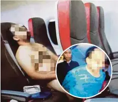  ??  ?? WARGA Bangladesh yang berbogel dalam pesawat ke Dhaka dari KLIA, semalam.