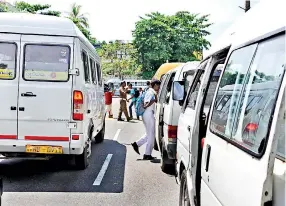  ??  ?? The NCPA says it is the parents responsibi­lity to check their children's school vans