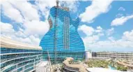  ?? HARD ROCK HOTEL AND CASINO ?? The first-ever Guitar Hotel is part of a $1.5 billion expansion at the Seminole Hard Rock Hotel and Casino Hollywood.