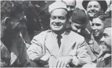  ?? Sources: U.S. Census, The Pew Research Center, U.S. Department of Veterans Affairs, USO ?? Bob Hope, above, broadcast his first USO show on the radio for service members on May 6, 1941, at March Field in Riverside. From that first show, Hope would go on to entertain the troops for nearly 50 years.