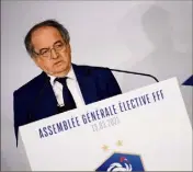  ?? (Photo AFP) ?? Noël Le Graët (ci-dessus lors de sa réélection en 2021) présidera L’AG de la FFF demain au Palais de la Méditerran­ée.